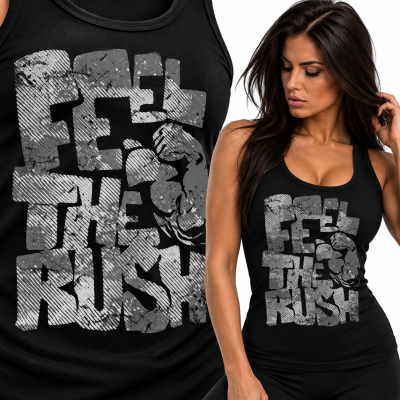 TANK TOP DAMSKI  NA SIŁOWNIĘ  FEEL GYM